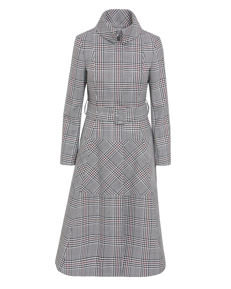 Peter O’Brien at Dunnes Stores: Check coat, €350