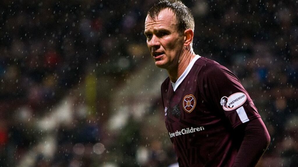 Glenn Whelan has left Scottish club Hearts after only four months. Photograph: Getty Images