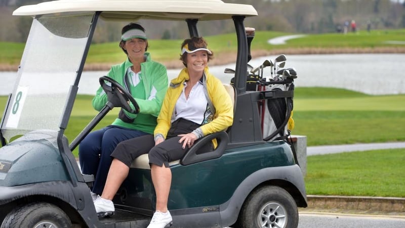 Ursula Higgins and Carol Kirwin. Photograph: Alan Betson / The Irish Times