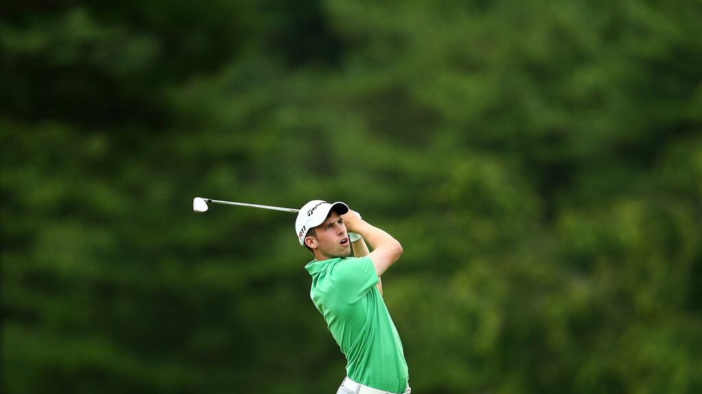 Alex Gleeson beat John-Ross Galbraith 2&1 to win the Irish Close at Ballyliffin. Photograph: Cathal Noonan/Inpho