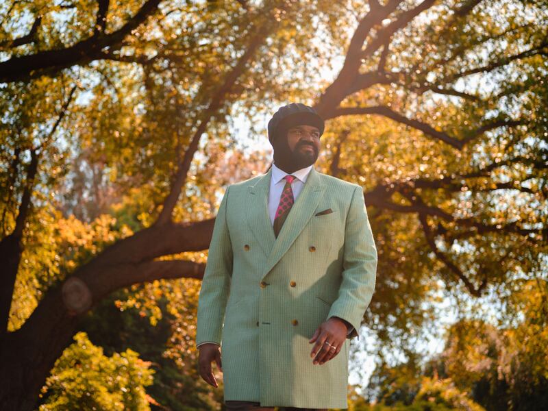 Jazz singer Gregory Porter is looking forward to having friends and family around on December 25th. Photograph: Erik Umphery
