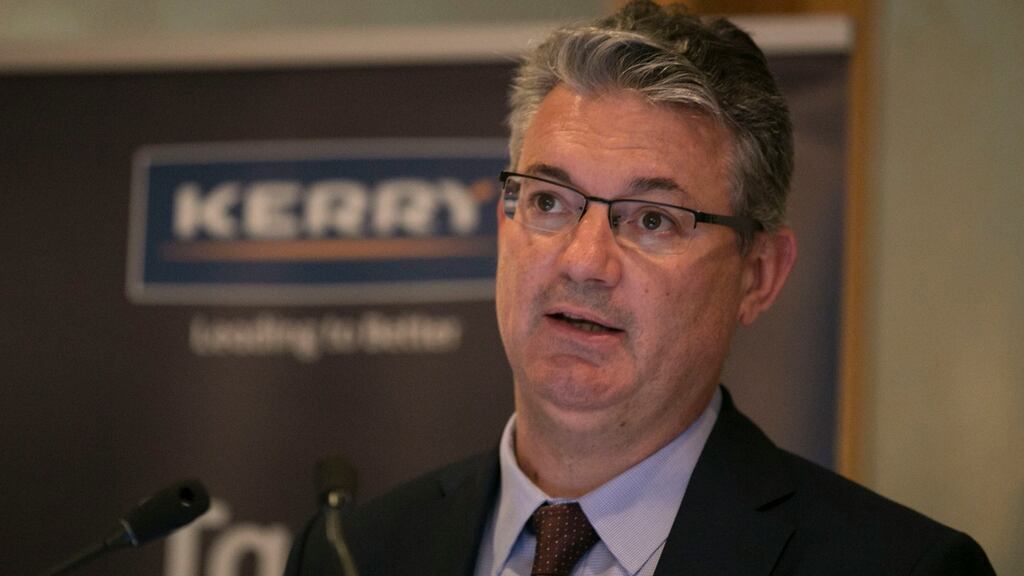 Kerry Group chief executive Edmond Scanlon: the agribusiness group scored just 18.4 out of 100 on the Corporate Human Rights Benchmark. Photograph: Colm Mahady / Fennells