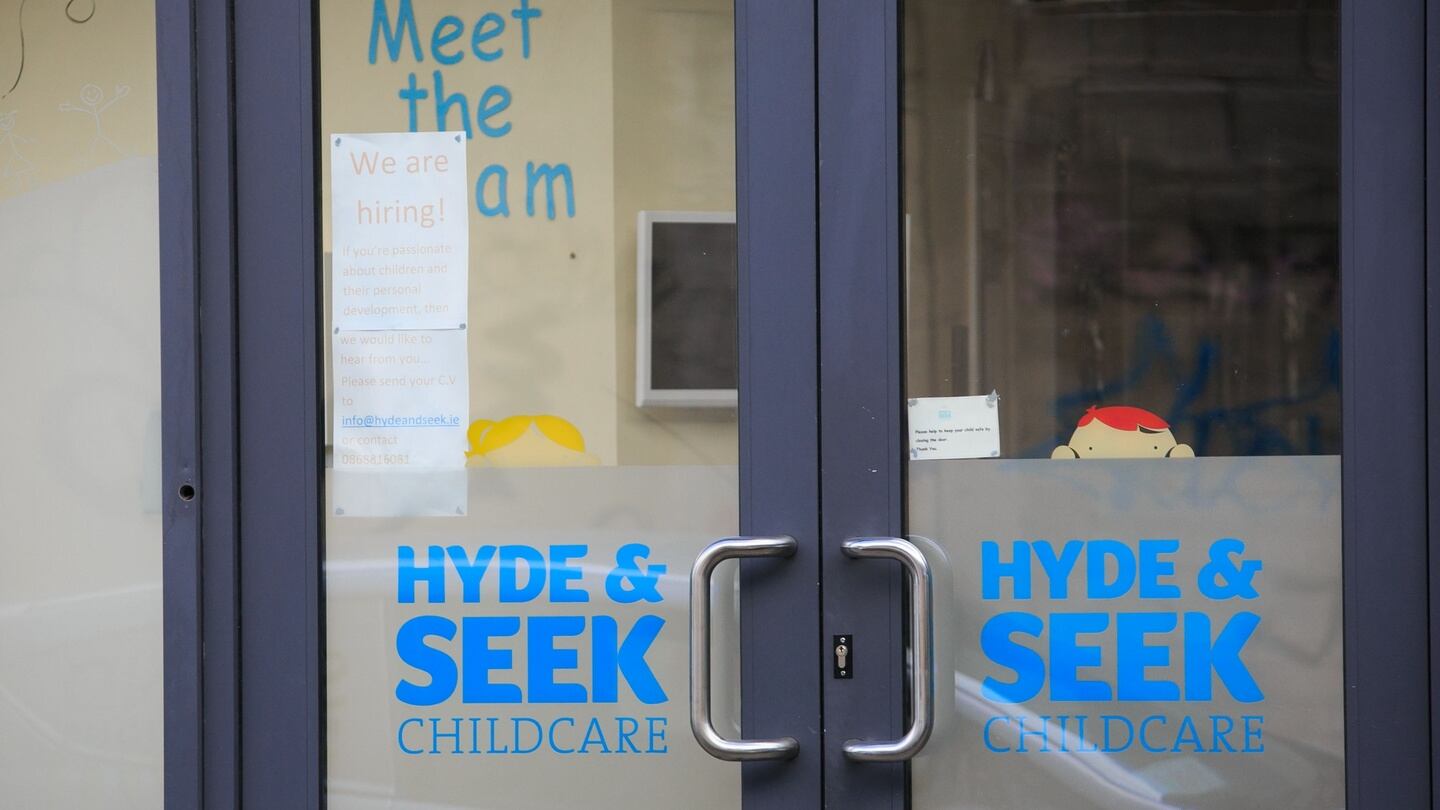 The Hyde & Seek creche on Shaw Street in Dublin’s City Centre. Photograph: Gareth Chaney/Collins