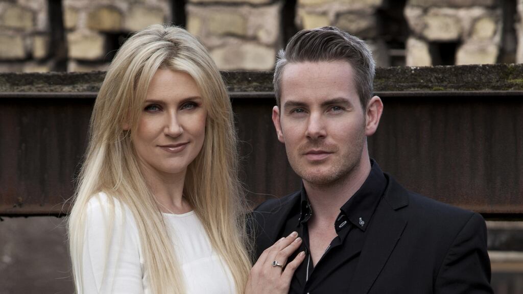 Rena Maycock and her husband Feargal Harrington: couple’s Intro Matchmaking arranges up to 100 dates each week for clients.