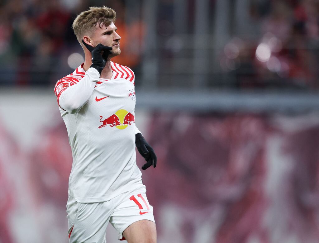 Timo Werner: set to go on loan to Spurs. Photograph: Ronny Hartmann/AFP via Getty