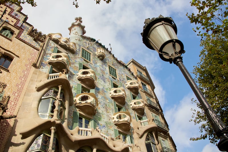 Casa Batlló, designed by Antoni Gaudí, one of Bracelona's most famous residents