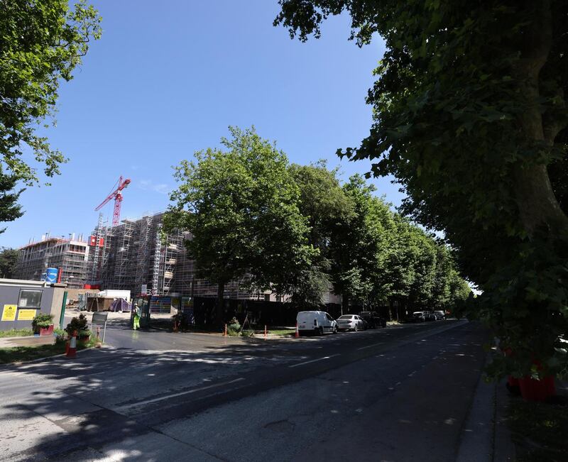 The Griffith Wood building site, on Griffith Avenue in Dublin. Photograph: Dara Mac Dónaill