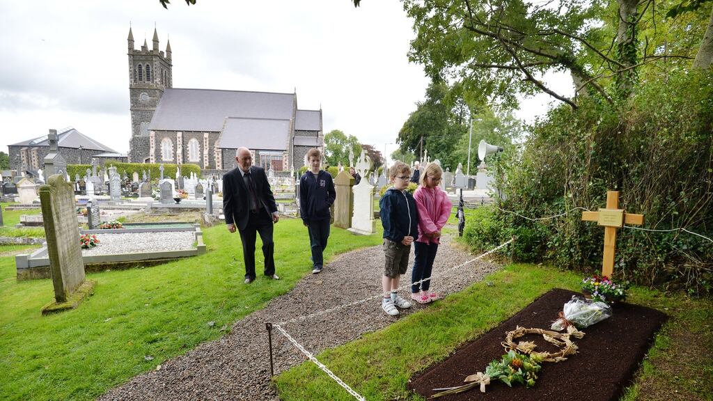 The grave of Seamus Heaney at St Mary’s church in Bellaghy, Co Derry. Photograph: Alan Betson / The Irish Times