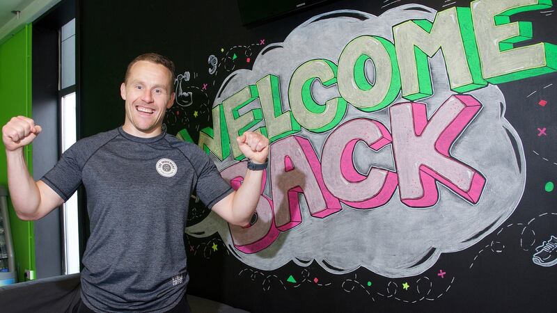 Andy Moran at his gym in Castlebar. Photograph: Alison Laredo
