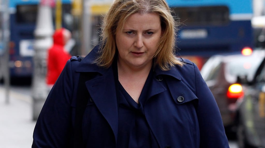 Miriam Gillick, mother of Benjamin Gillick, leaving the Four Courts after a previous High Court hearing on the case. File photograph: Courts Collins