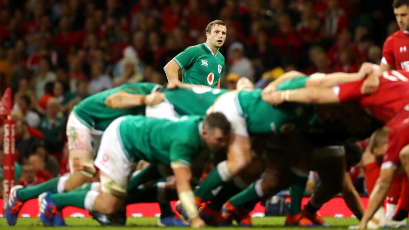 James Carty travels to Japan as Ireland’s thrid-choice outhalf. Photograph: James Crombie/Inpho