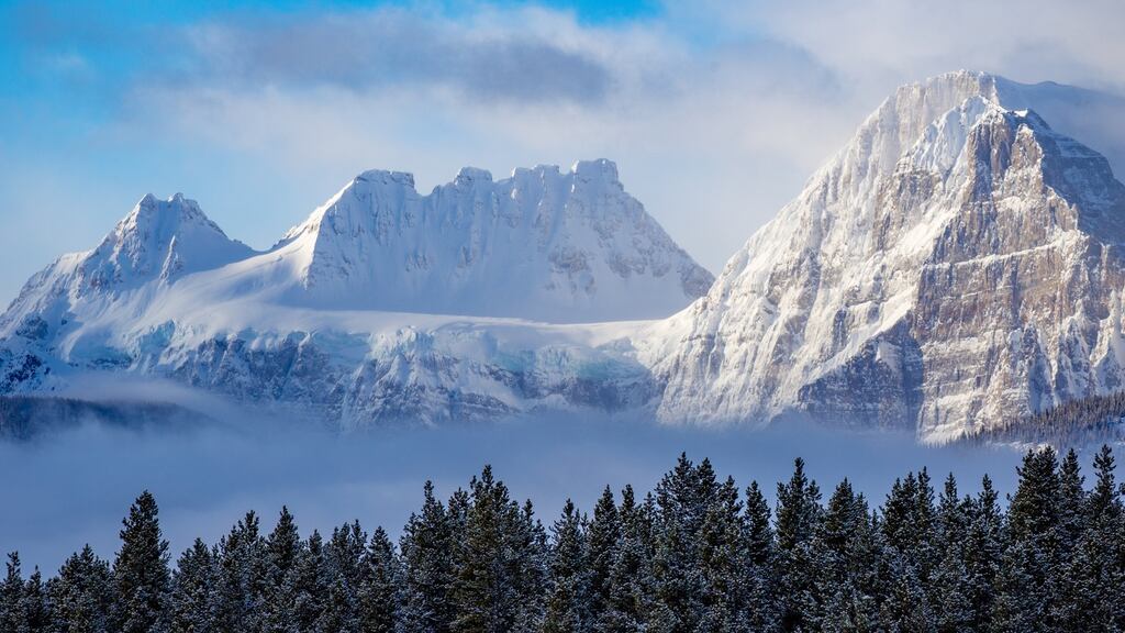 The mountain climbers are presumed dead after an avalanche in Alberta’s Banff National Park in Canada, officials said. Photograph: iStock