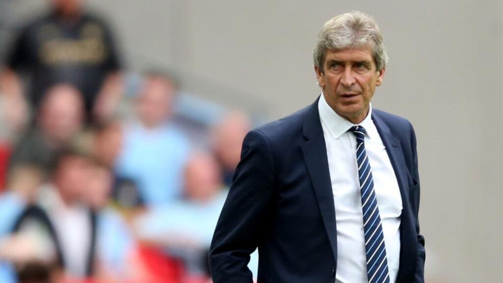 Manchester City manager Manuel Pellegrini: preparing to sell Javi García for a fee of €15 million, plus a further €1 million in add-ons. Photograph: David Rogers/Getty.