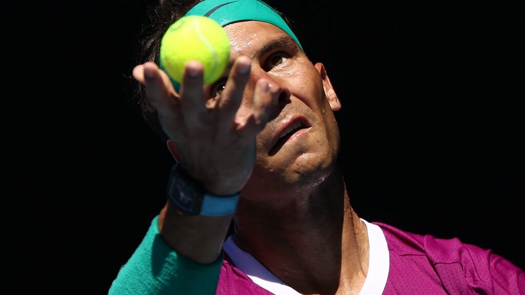 Rafael Nadal is bidding for a record 21st Grand Slam title. Photograph: Mark Metcalfe/Getty