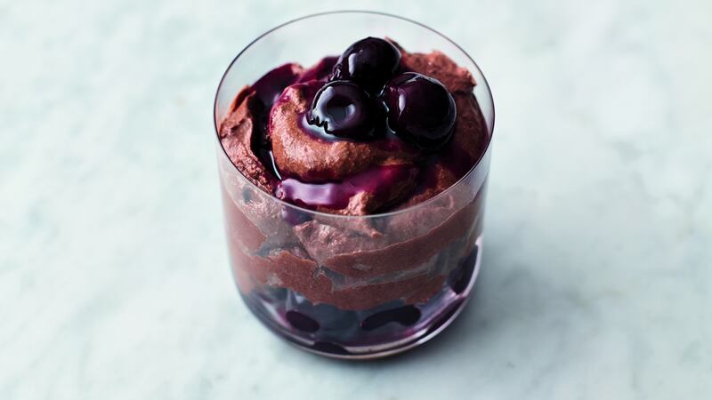 Cherry chocolate mousse Cherry chocolate mousse