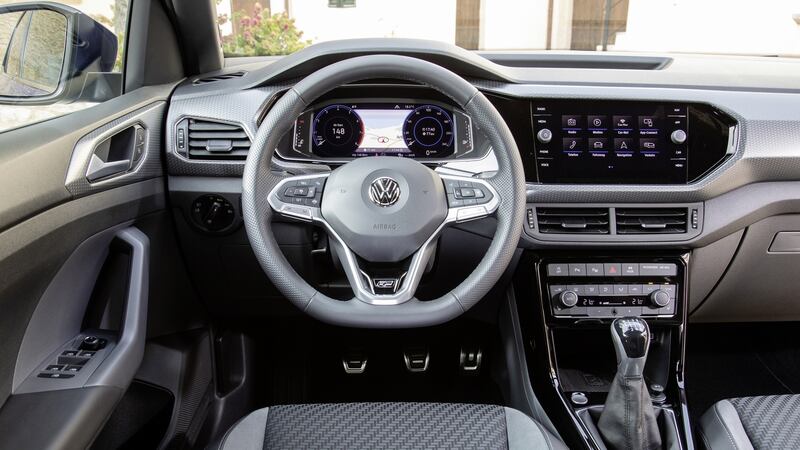 The Volkswagen T-Cross comes with a well-appointed cabin.