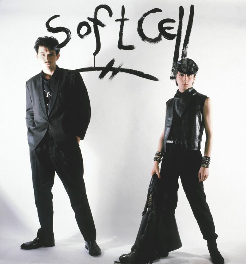 Dave Ball and Marc Almond of Soft Cell. Photograph: Fin Costello/Redferns