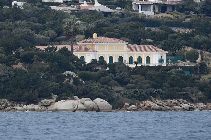 A panoramic view of Villa Maureena, a property in Sardinia belonging to Petr Aven that was seized by Italian authorities in March after the imposition of EU sanctions. Photograph: Getty Images
