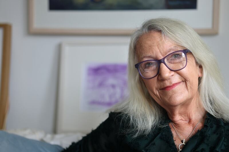 Éilís Ní Dhuibhne at home in Dublin. Photograph: Dara Mac Dónaill