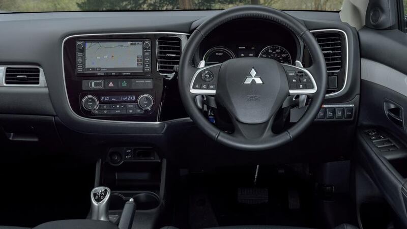 The Outlander’s interior could do with an upgrade
