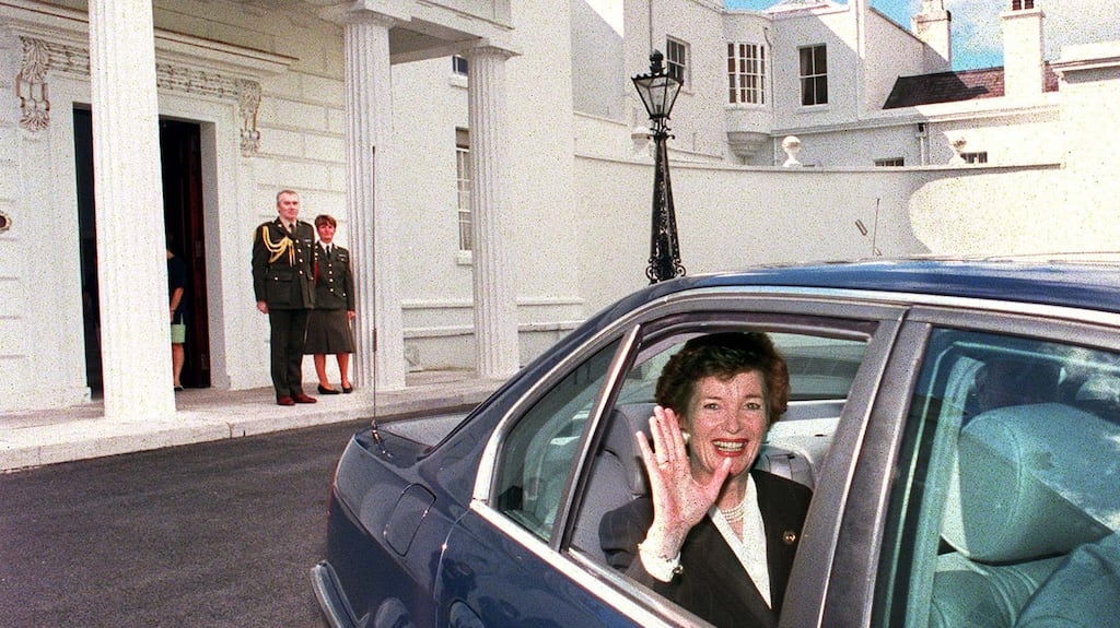 Mary Robinson was ‘especially worried about the state of the kitchens’ in Áras an Uachtaráin. File photograph: Matt Kavanagh/The Irish Times