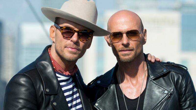 Matt and Luke Goss. Photograph: Isabel Infantes/PA Wire