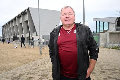 Drogheda fan John Motson: 'I’m looking at Sinn Féin. Everybody has had their chance and none of them got it right.' Photograph: Bryan Meade/The Irish Times
