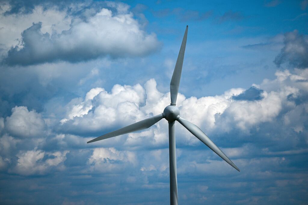 The two actions have been taken by Energia Group Holdings, along with several subsidiaries, and GR Wind Farms, and its subsidiaries. Photograph: Ina Fassbender/AFP via Getty