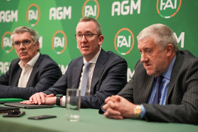 David Courell CEO at the press conference. Photograph: James Lawlor/Inpho