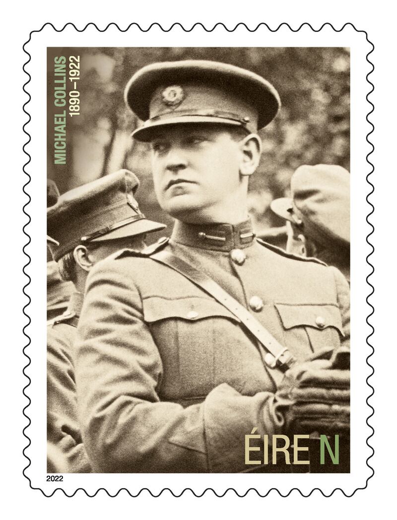 An Post’s stamp marking Michael Collins's centenary.