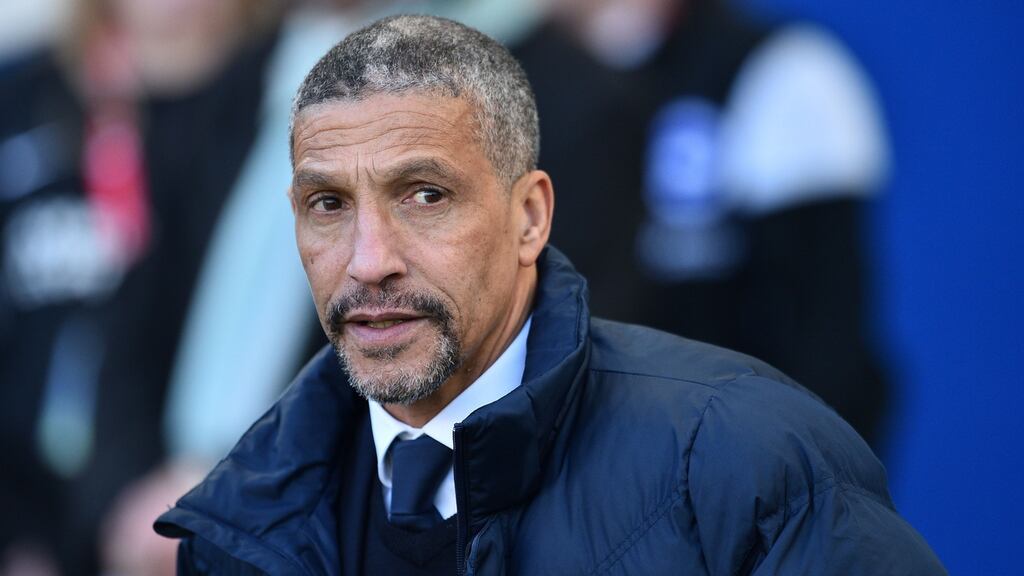 Brighton manager Chris Hughton: “We are on a good run and have a good changing room.” Photograph: Glyn Kirk/AFP/Getty Images