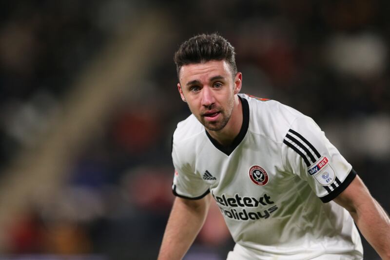 Enda Stevens of Sheffield United