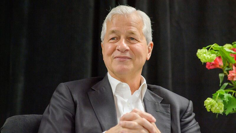 Jamie Dimon, the billionaire chairman and CEO of JP Morgan, visited the Global Shares team in Clonakilty last year. Photograph: Daragh Mc Sweeney/Provision