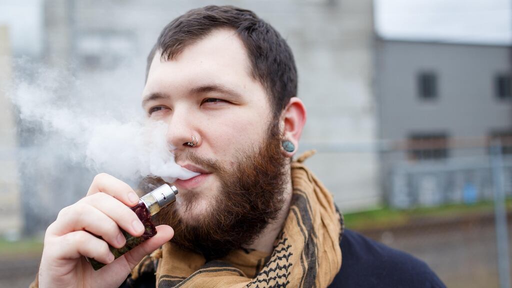 The FDA has been warning vapers to avoid e-cigarettes that contain THC, the main psychoactive component in marijuana. File photograph: Getty