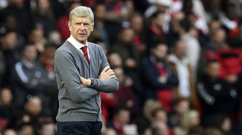 Arsenal beat Swansea in Arsene Wenger’s 800th Premier League game in charge. Photograph: Will Oliver/EPA