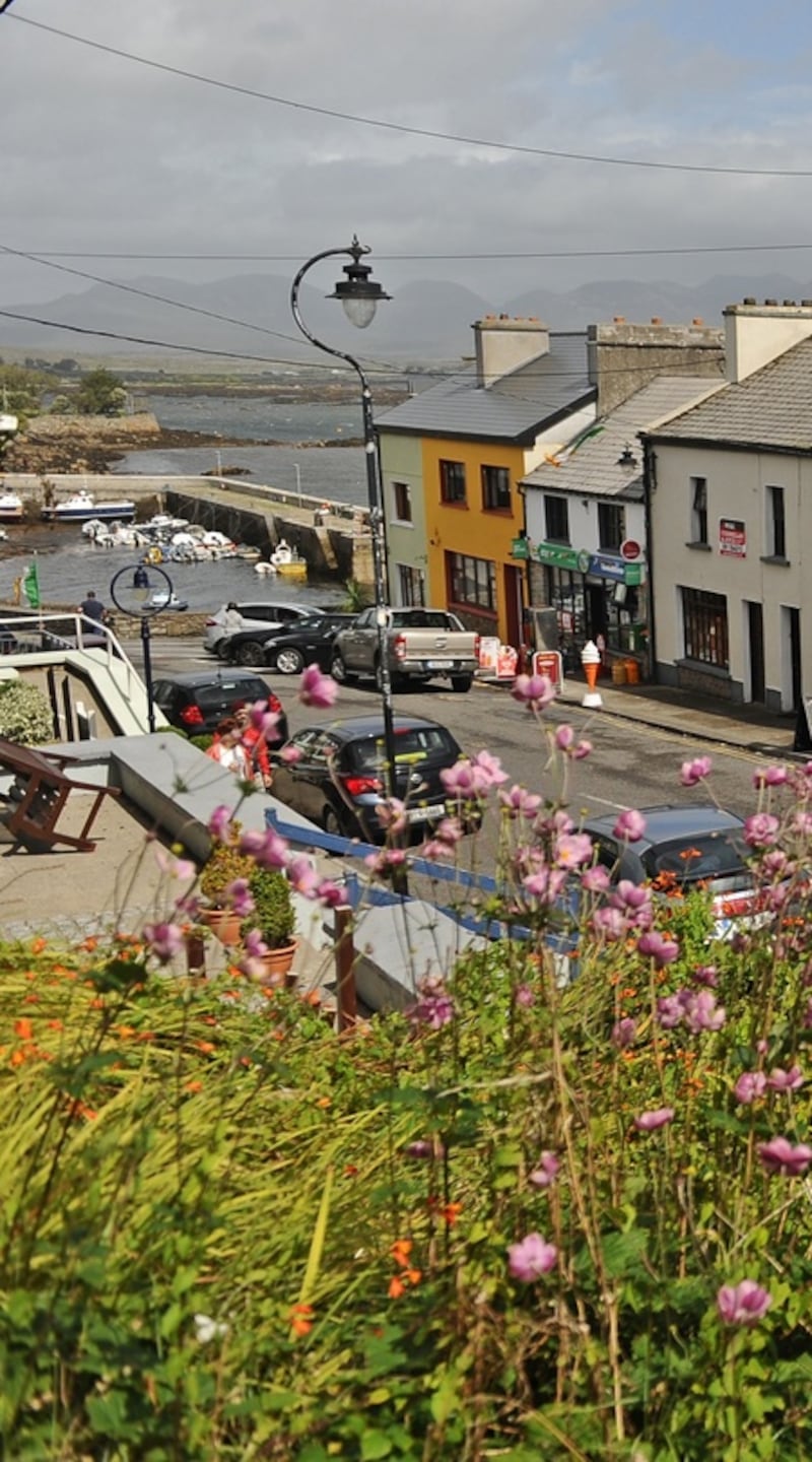Roundstone village, Connemara, Co Galway. Photograph: Conor McKeown