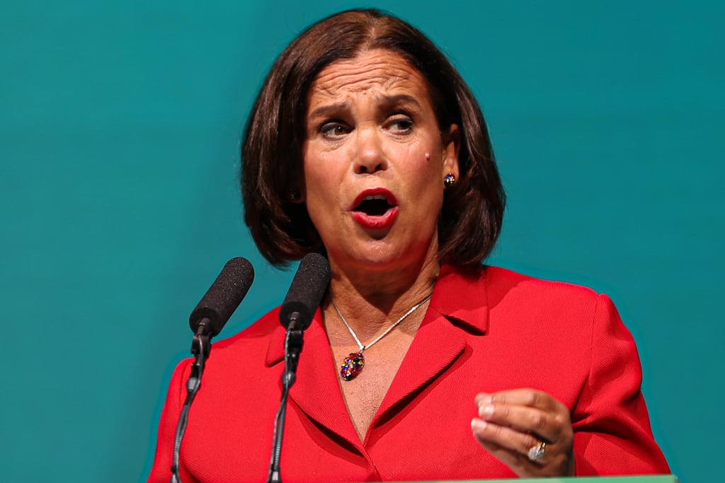 Sinn Fein leader Mary Lou McDonald claims the Government will miss its social and affordable housing targets for the third year in a row. Photograph: Damien Storan/PA Wire