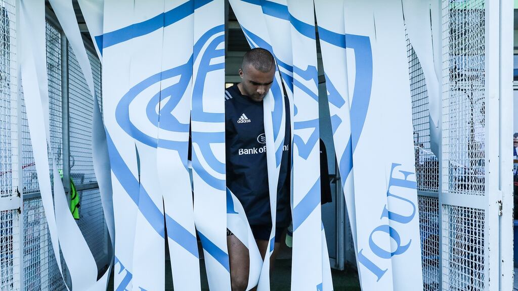 Simon Zebo: He’s 27 and has a young family and maybe four or five years left at the peak of a professional life in a brutal sport. Photograph: Billy Stickland/Inpho
