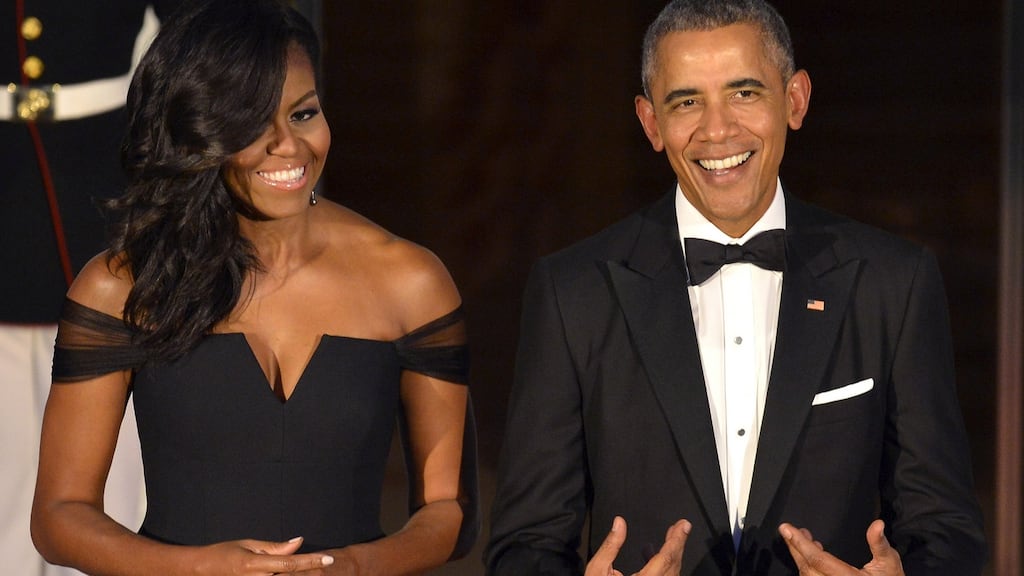 Penguin Random House has landed a deal to publish two forthcoming books by former US president Barack Obama and the former first lady, Michelle Obama. File photograph: Mike Theiler/Reuters