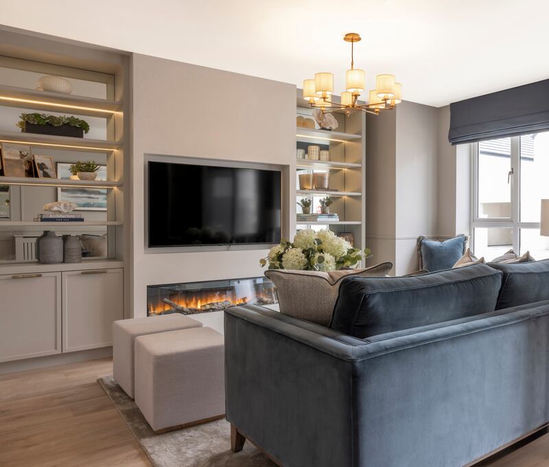 Interior of the three-bedroom show house