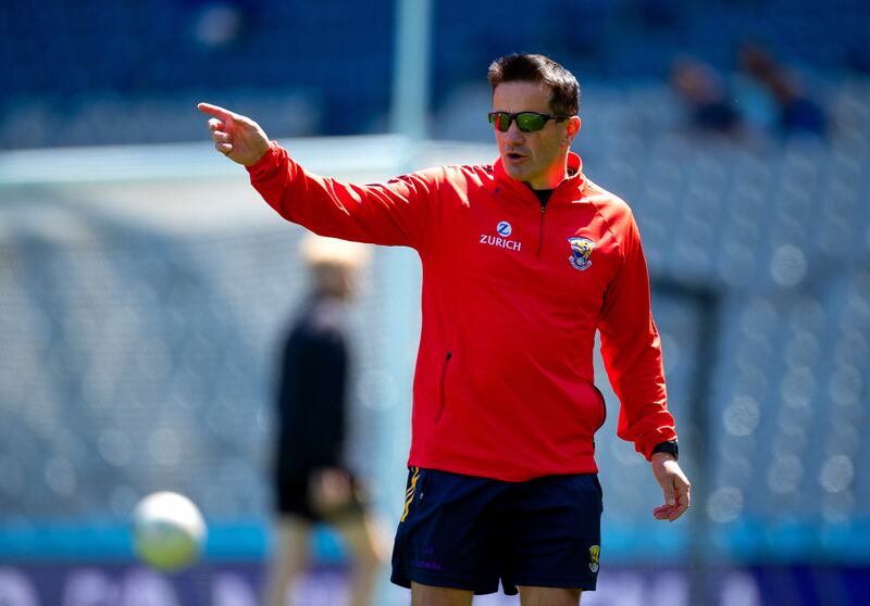 Wexford football manager John Hegarty says the age profile of his team, combined with their ambition, bodes well for the future. Photograph: Tom O’Hanlon/Inpho