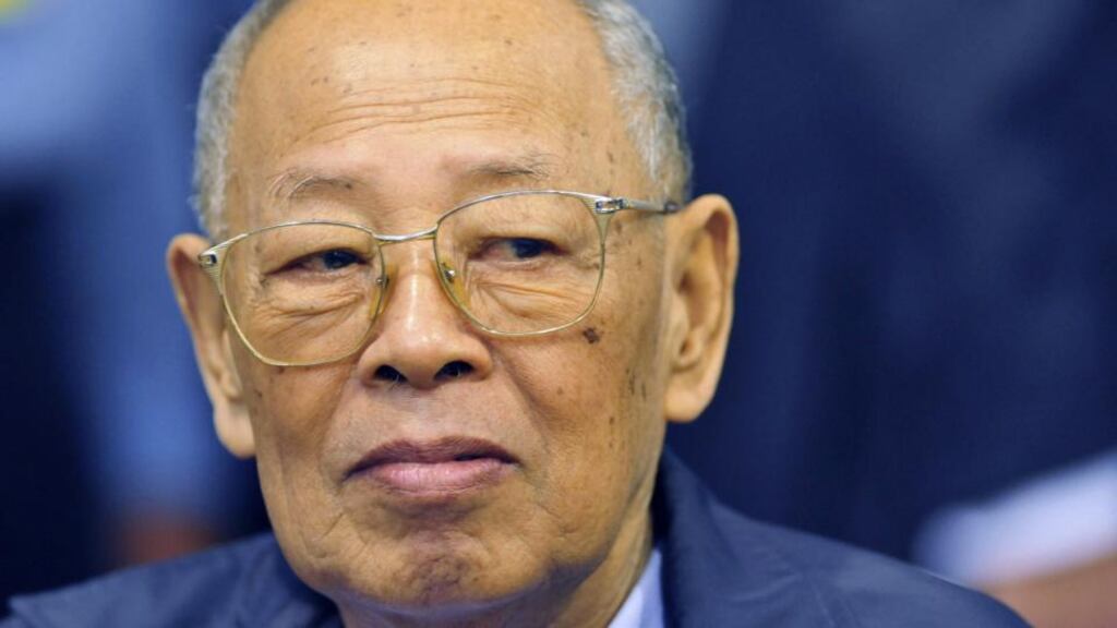 Ieng Sary, former foreign minister of the Khmer Rouge, died last week aged 87. Photograph: AP