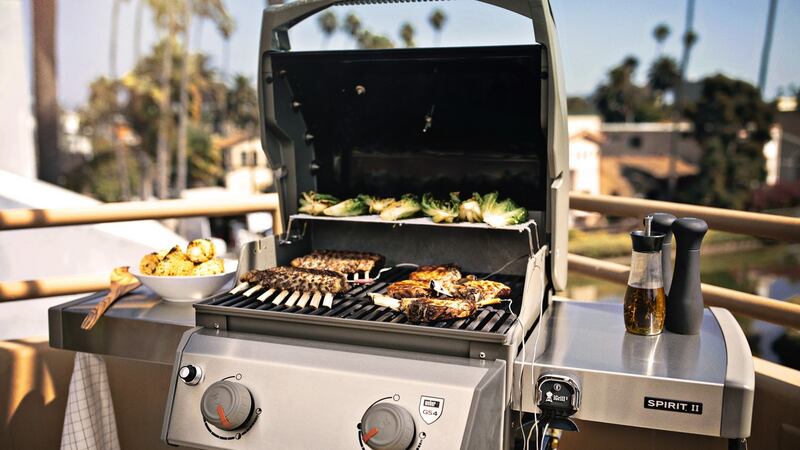The Weber Spirit II gas barbecue collection is another app-enabled barbecue and perfect for a small patio or balcony.