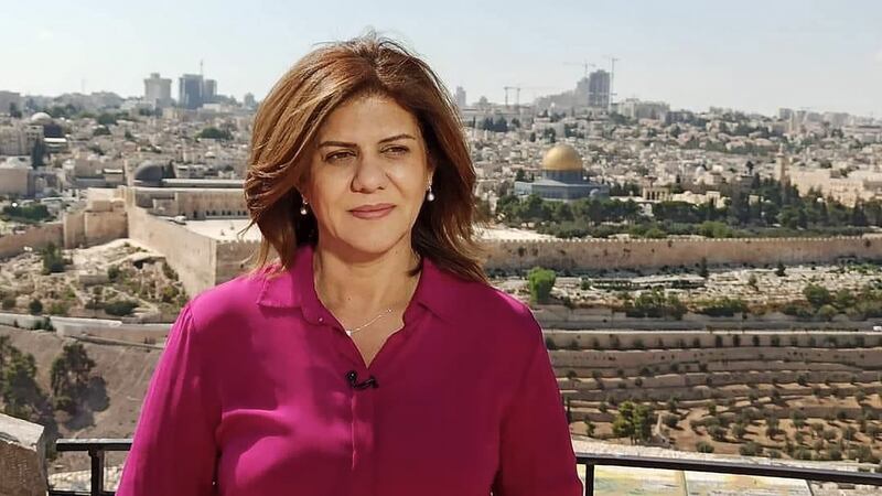 Shireen Abu Akleh: Israeli soldiers have been accused of deliberately killing the 51-year-old journalist on May 11th. Photograph: EPA/Al Jazeera