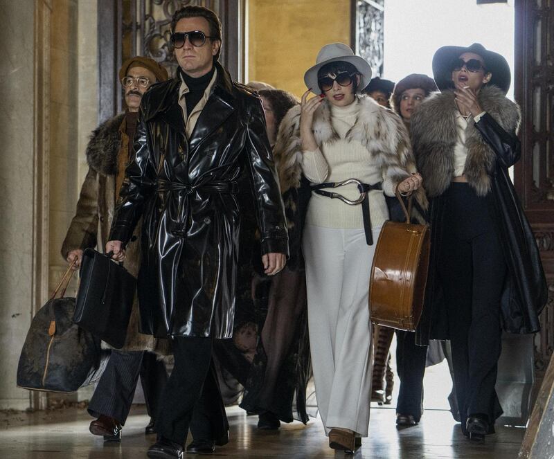 Ewan McGregor and Krysta Rodriguez in Halston. Courtesy of Atsushi Nishijima/Netflix 2021