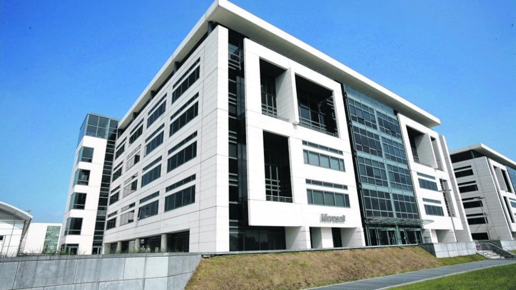 The Atrium in Sandyford, Dublin is home to Mircosoft and Salesforce . (Photograph: Jason Clarke Photography)