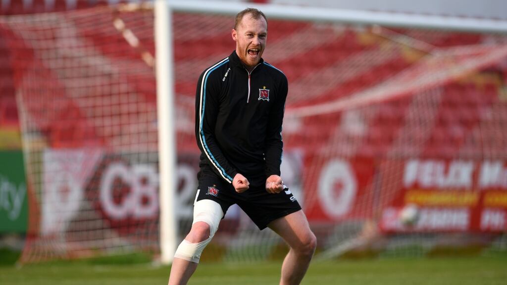 Dundalk’s Chris Shields has signed a new long-term contract with the club. Photograph: Ciaran Culligan/Inpho
