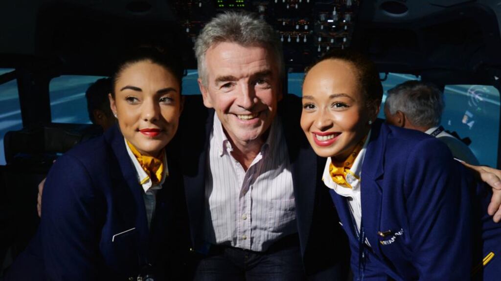 Fly him to the moon: Michael O’Leary, “Ireland’s leading altogether decent person”. Photograph: Alan Betson