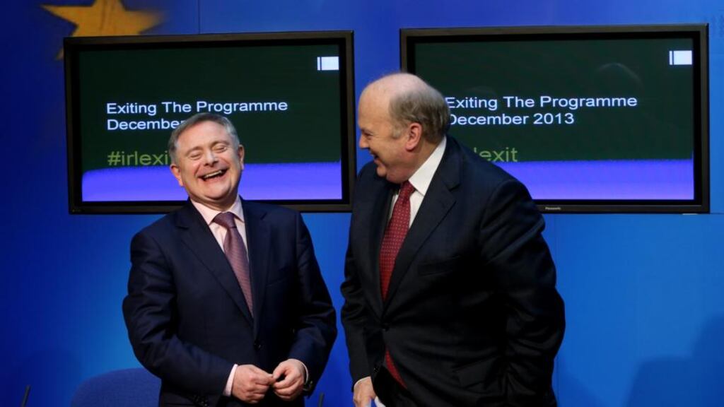Michael Noonan has reasons to be cheerful, the Labour Party perhaps less so on the poll figures so far. Photograph: PA