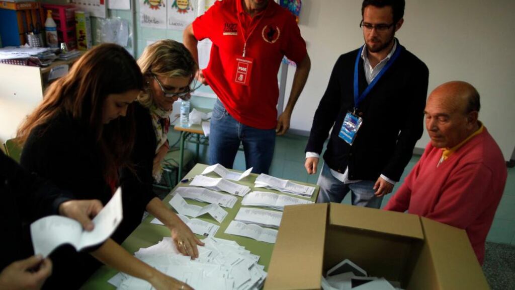 All eight seats in the Bagenalstown area were filled early yesterday morning when the count finished shortly after 4am. File photograph: Reuters